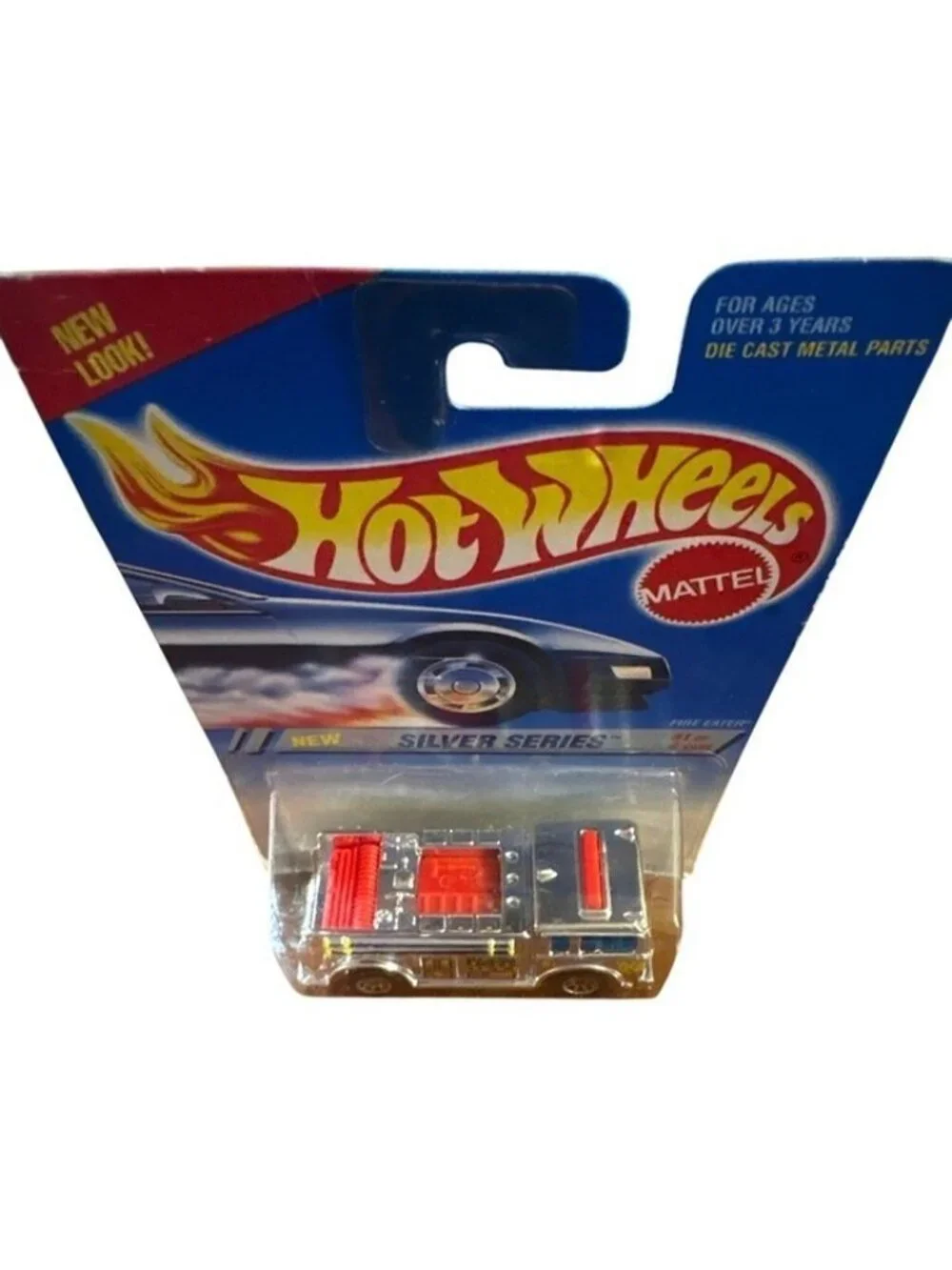 VTG Die Cast Hot Wheels Silver Series Fire Eater 1/4 13309 Collector 322 1994